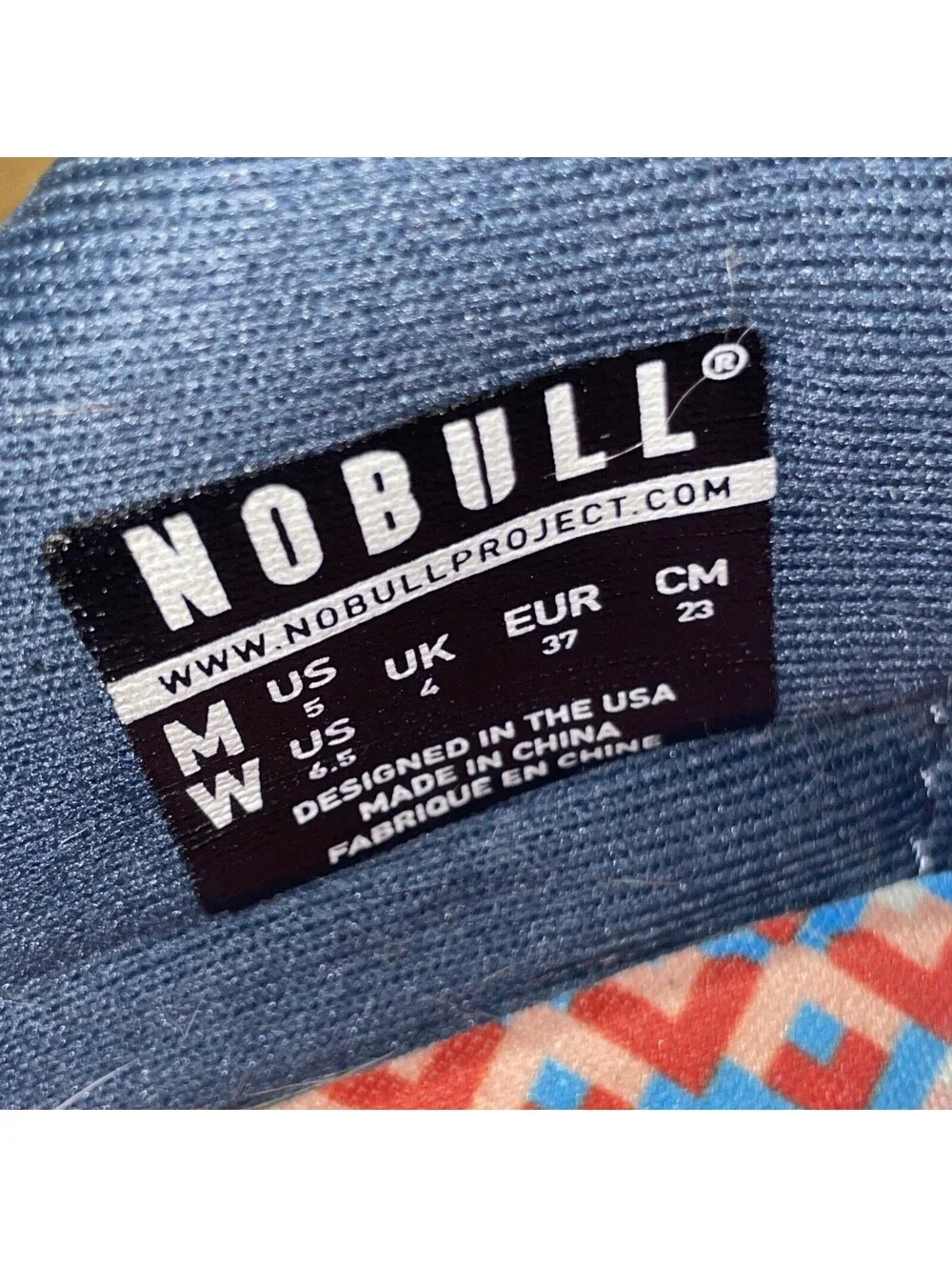NOBULL Trainer Shoe SuperFabric No Bull Sneakers Multicolor Men 5/Women 6.5
